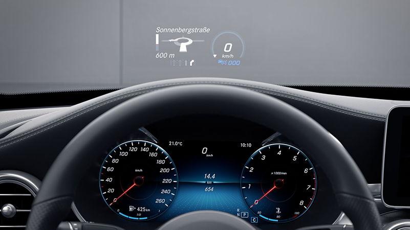 Heads-up DIsplay from Mercedes-Benz